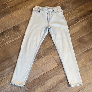 Zara Acid Wash Denim Skinny Blue Jeans, Size 12